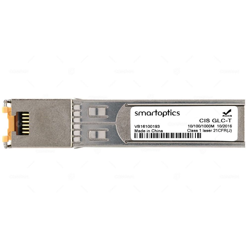 CIS GLC-T SMARTOPTICS 10/100/1000M SFP RJ45 OPTICAL TRANSCEIVER MODULE